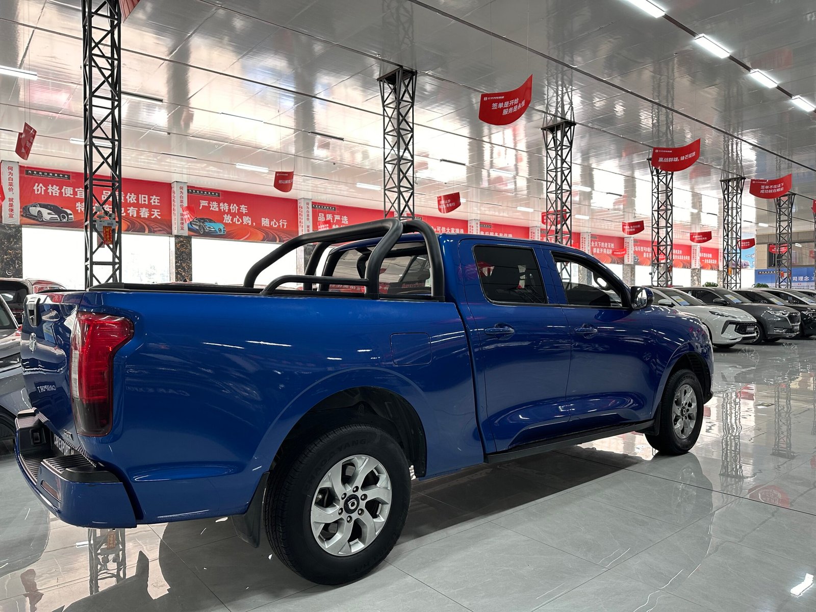 Great Wall Poer 2.0T 2021 Used Light-duty Pickup Truck (Blue) - Image 5