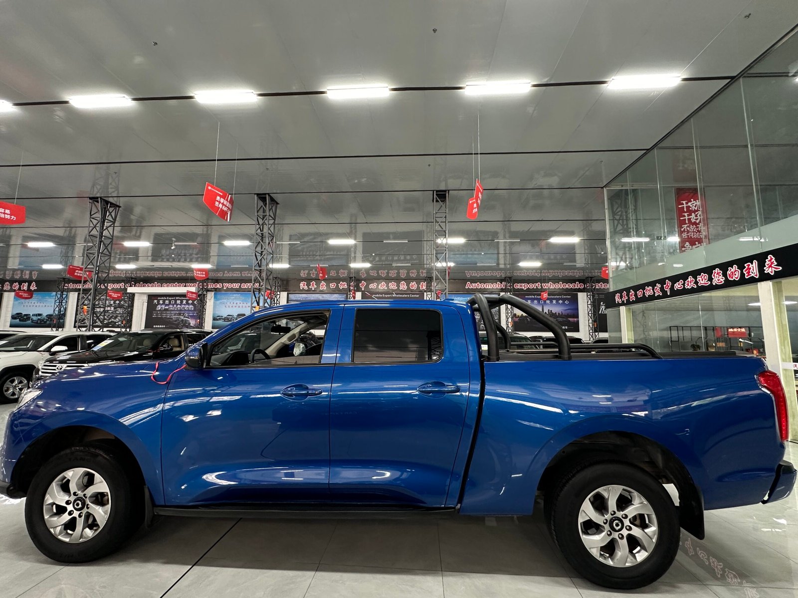 Great Wall Poer 2.0T 2021 Used Light-duty Pickup Truck (Blue) - Image 3