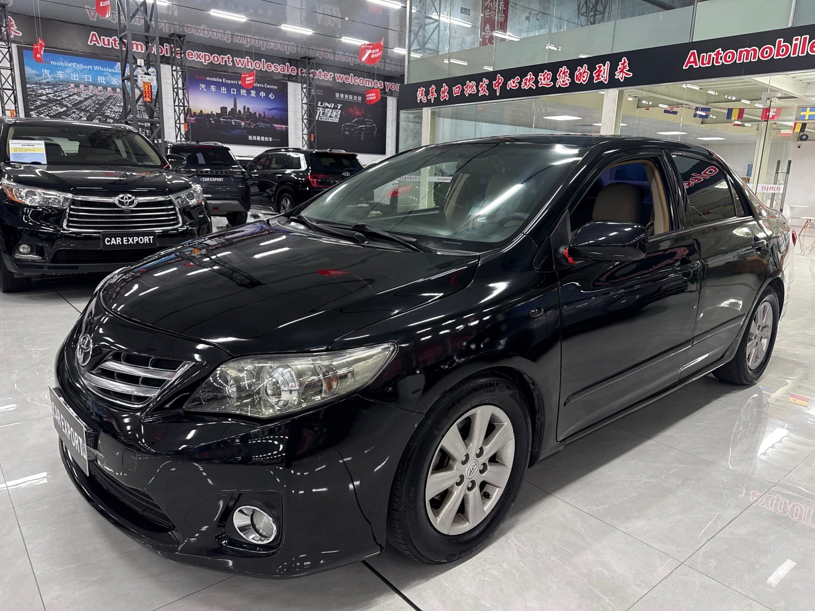 Toyota Corolla 1.6L 2013 Used Compact Sedan (Black) - Image 3
