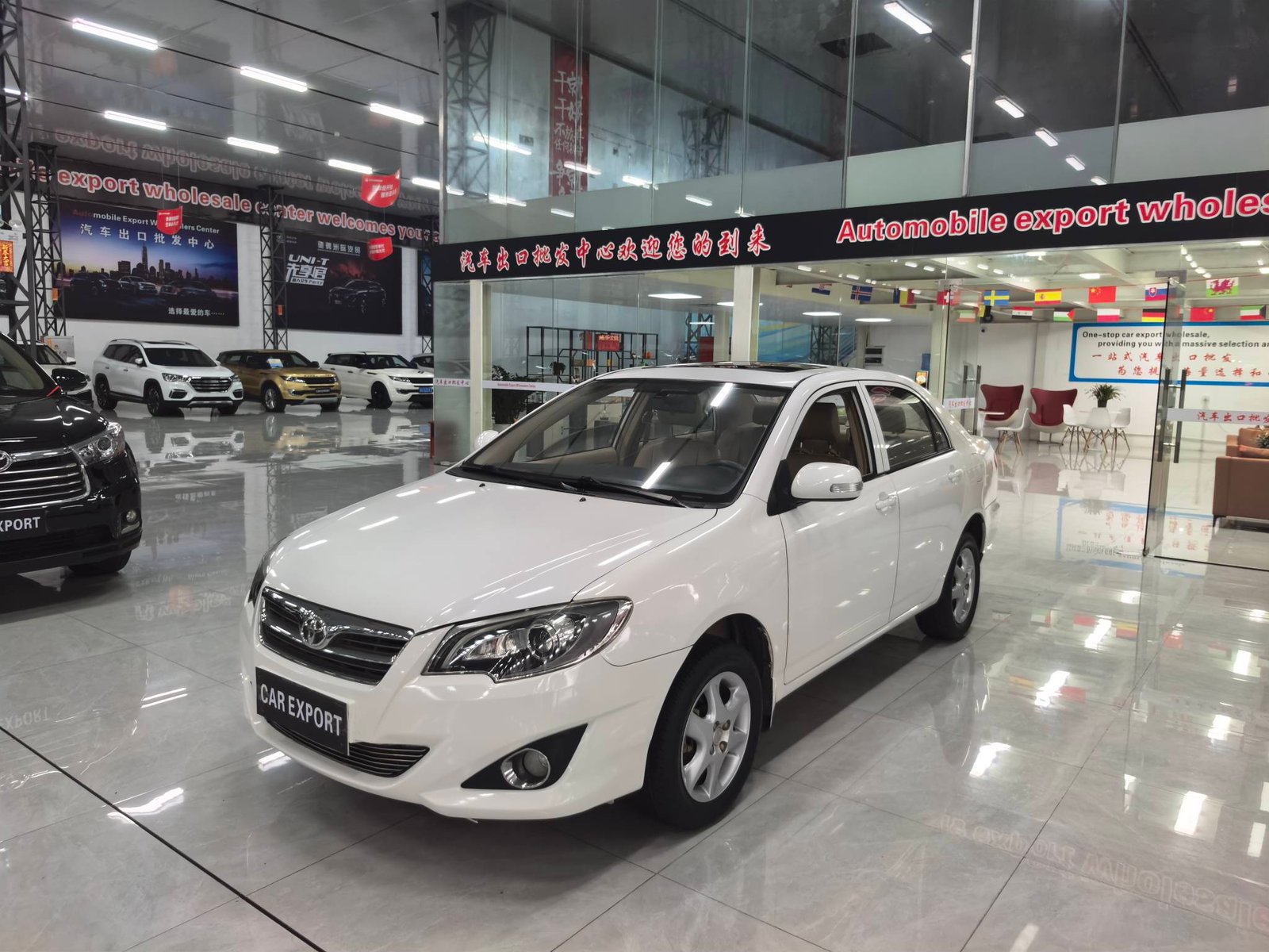 Toyota Corolla 1.6L 2014 Used Compact Sedan (White) - Image 3