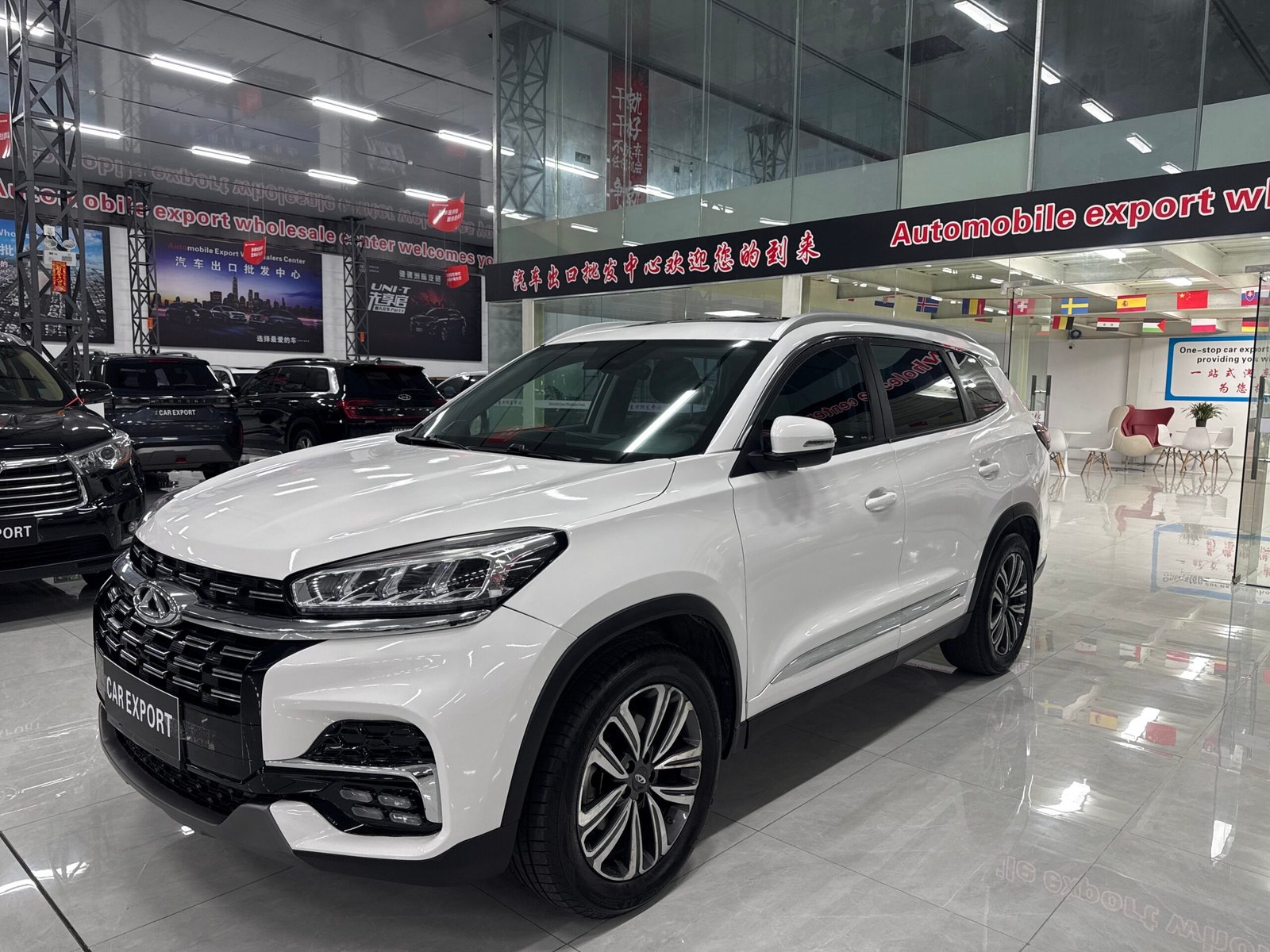 Chery Tiggo 8 1.6T 2020 Used 7-Seater Mid-size SUV (White) - Image 3