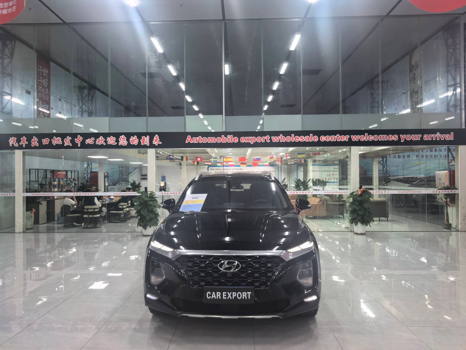 Hyundai Santa Fe 2.0T 2019 Used 6-Seater Mid-size SUV (Black)